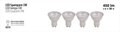 LED spotpære GU10 5W SMD 4-pk